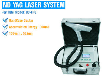 Q schalten Laser-Tätowierungs-Abbau-Maschine für Haut-Verjüngungs-Doppelt-Wellenlänge