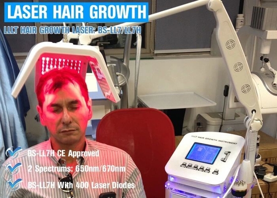 Laser-Therapie der Haar-Therapie-LLLT wachsen Haar mit wirklicher Dioden-Laser-Haar Regrowth-Maschine